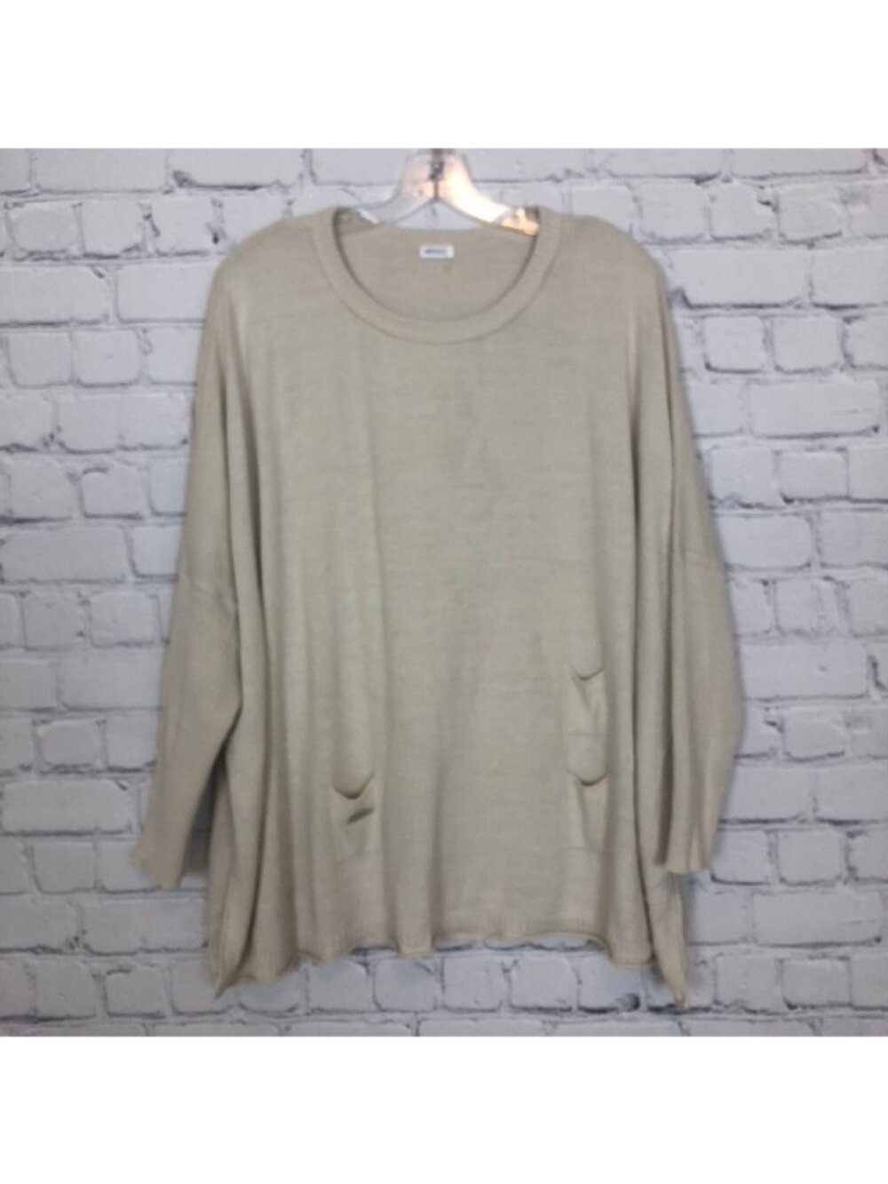 Mersea Catalina Sweater One Size Beige Oversized